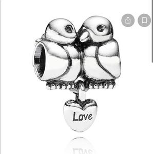 Pandora love birds charm